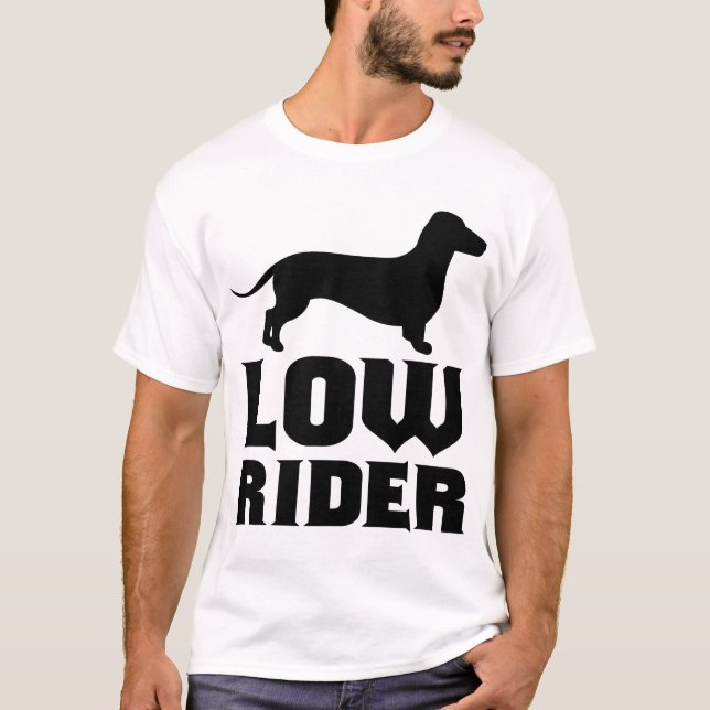 Camiseta Eu amo meu Dachshund (Frente)