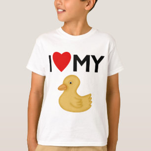 Camiseta Eu Amo Meu Ducky De Borracha