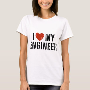 Camiseta Eu amo meu engenheiro