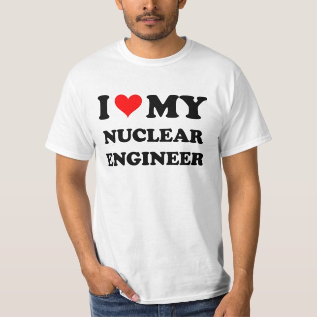 Camiseta Eu amo meu engenheiro nuclear (Frente)