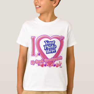 Camiseta Eu amo meu Excelente Avós rosa/roxo - foto