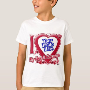Camiseta Eu amo meu Excelente vovô vermelho - foto