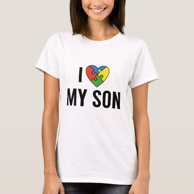 Camiseta Eu Amo Meu Filho (Frente)