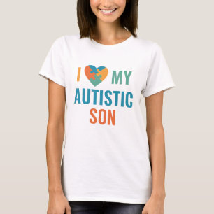 Camiseta Eu Amo Meu Filho Autista
