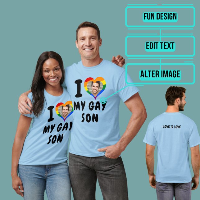 Camiseta Eu amo meu filho Gay (Please enjoy our LGBTQ+ ally products)