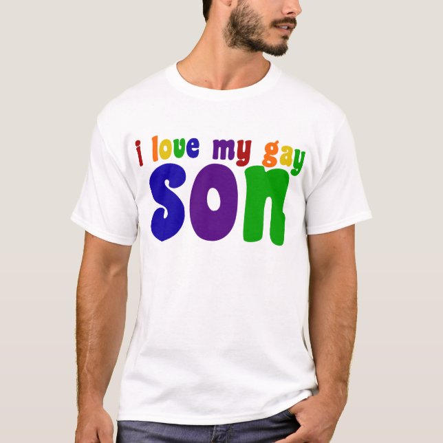 Camiseta Eu Amo Meu Filho Gay (Frente)