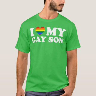 Camiseta Eu Amo Meu Filho Gay engraçado