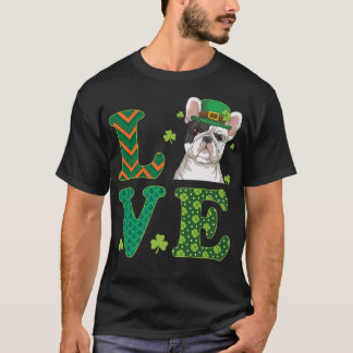Camiseta Eu Amo Meu French Bulldog St 
