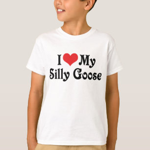 Camiseta Eu Amo Meu Ganso Bobo