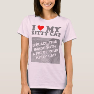 Camiseta Eu Amo Meu Gatinho