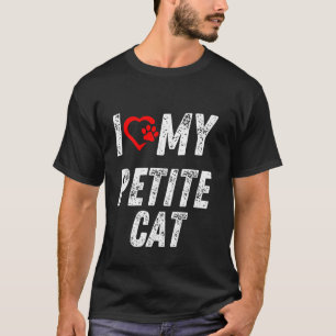 Camiseta Eu Amo Meu Gatinho Eu Adoro Meu Gato Sensual