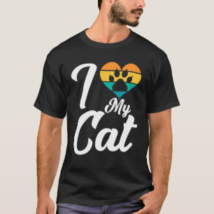 Camiseta Eu Amo Meu Gato
