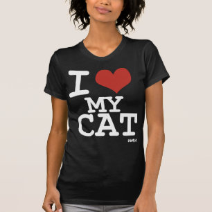 Camiseta Eu amo meu gato