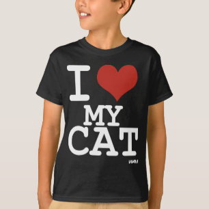 Camiseta Eu amo meu gato
