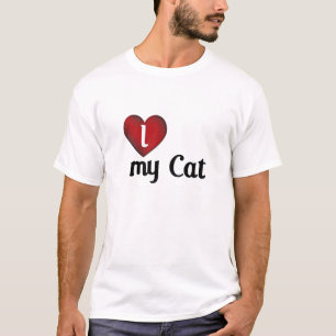 Camiseta Eu Amo Meu Gato 2