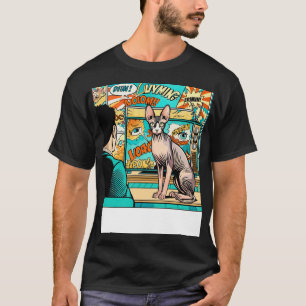 Camiseta Eu Amo Meu Gato De Sphynx