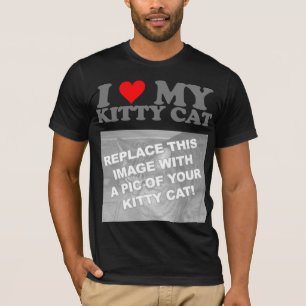 Camiseta Eu amo meu gato do gatinho