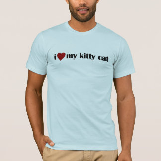 Camiseta Eu amo meu gato do gatinho