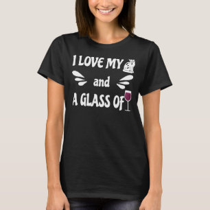 Camiseta Eu Amo Meu Gato E Um Copo De Vinho 4