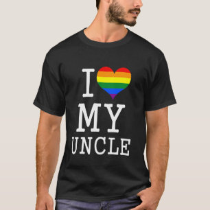 Camiseta Eu amo meu Gay de Orgulho, tio da sobrinha e sobri