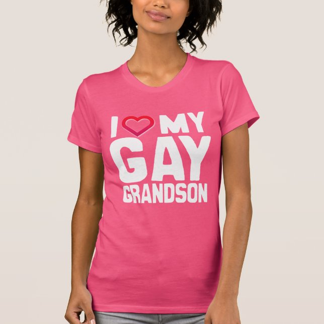 CAMISETA EU AMO MEU GAY GRANDSON - (Frente)