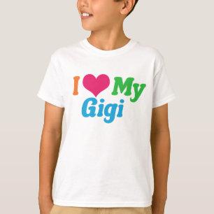 Camiseta Eu Amo Meu Gigi