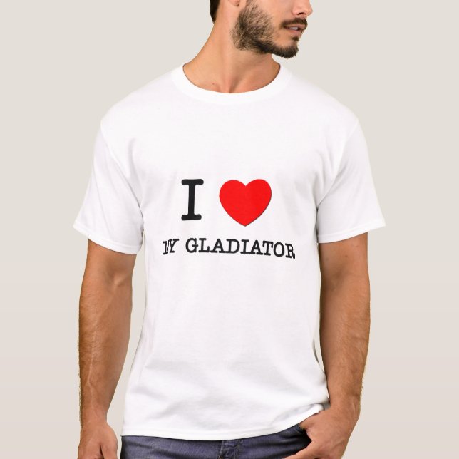 Camiseta Eu amo meu gladiador (Frente)