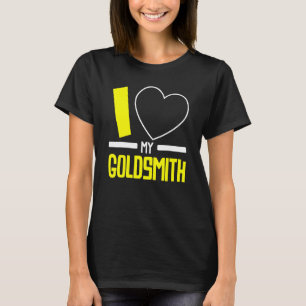Camiseta Eu Amo Meu Goldsmith Jeweler Jewelry Maker Goldsmi