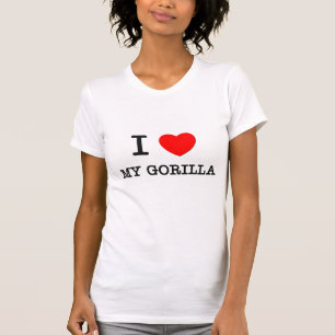 Camiseta Eu amo meu gorila