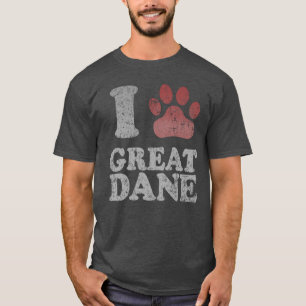 Camiseta Eu amo meu great dane