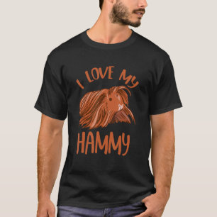 Camiseta Eu Amo Meu Hammy S Para Hamster Hammy