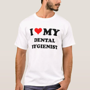 Camiseta Eu amo meu higienista dental