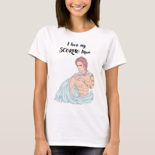 Camiseta Eu Amo Meu Homem Escorpião