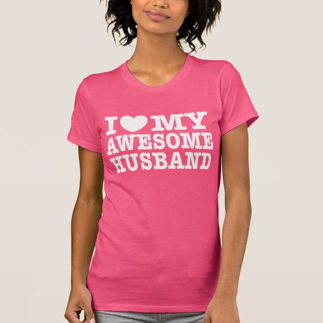 Camiseta Eu Amo Meu Incrível Marido (Frente)