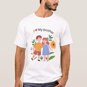 Camiseta Eu Amo Meu Irmão