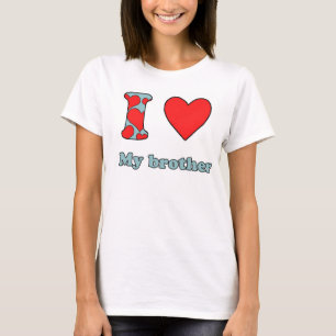 Camiseta Eu amo meu irmão
