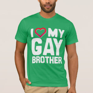 CAMISETA EU AMO MEU IRMÃO GAY --