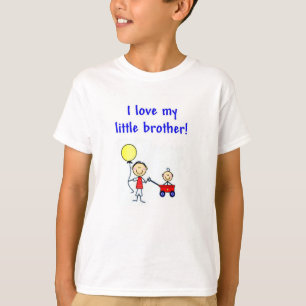 Camiseta Eu amo meu irmão mais novo!