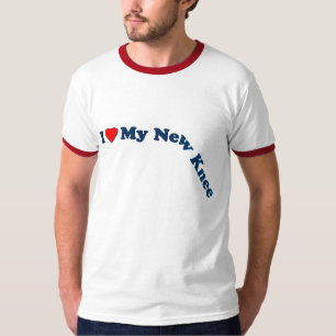 Camiseta Eu amo meu joelho novo