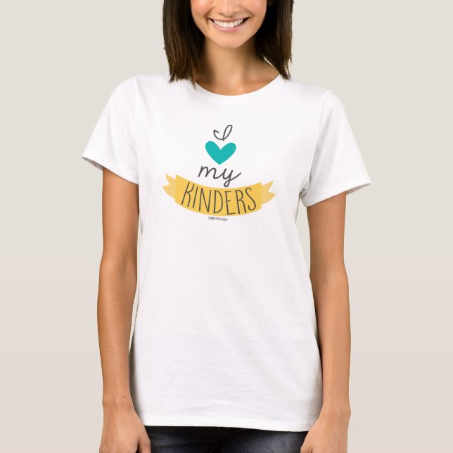 Camiseta Eu amo meu Kinders (Frente)