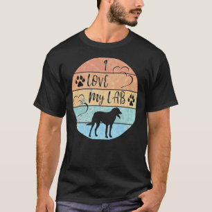 Camiseta Eu Amo Meu Labrador 210