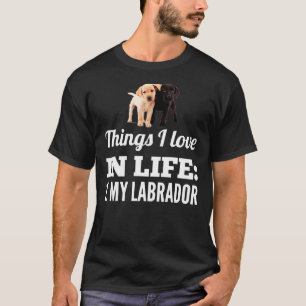 Camiseta Eu Amo Meu Labrador 64
