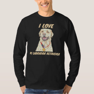 Camiseta Eu Amo Meu Labrador Retriever 214