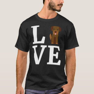 Camiseta Eu Amo Meu Labrador Retriever Labrador Retriever