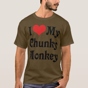 Camiseta Eu amo meu macaco robusto