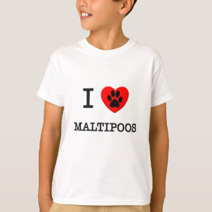 CAMISETA EU AMO MEU MALTIPOOS