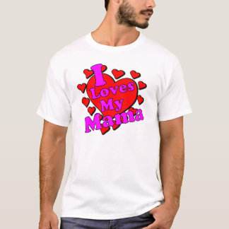 Camiseta Eu amo meu mama