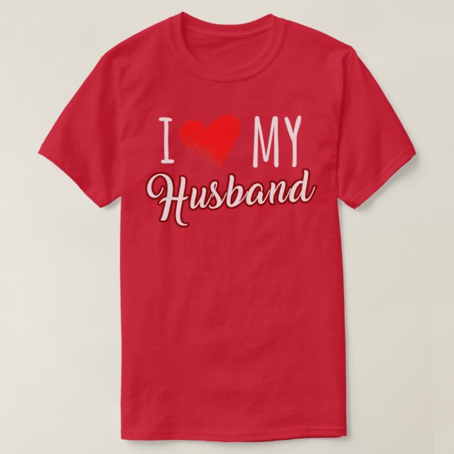 Camiseta Eu amo meu marido (Frente do Design)