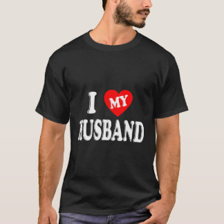 Camiseta Eu Amo Meu Marido Aniversário Correspondente À Mul