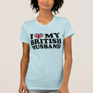 Camiseta Eu amo meu marido britânico